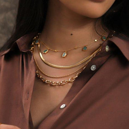 Elora 18K Solid Gold Necklace