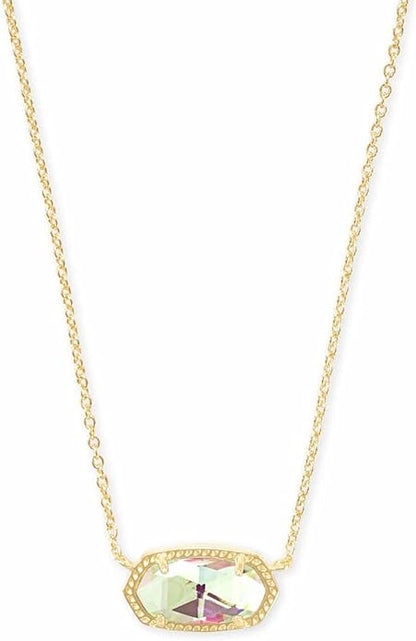 Elora 18k Gold-Plated Pendant Necklace.